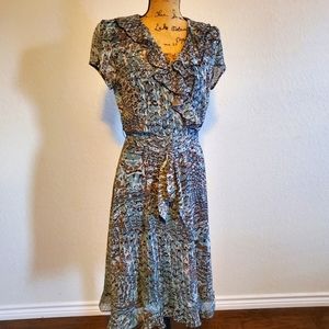 Womans dress with matching slip.